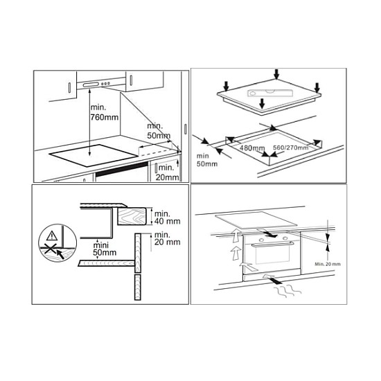Plita cu Inductie Samus PSI-64BG7, Latime 60 cm, 4 zone de gatit, Touch Control, Negru
